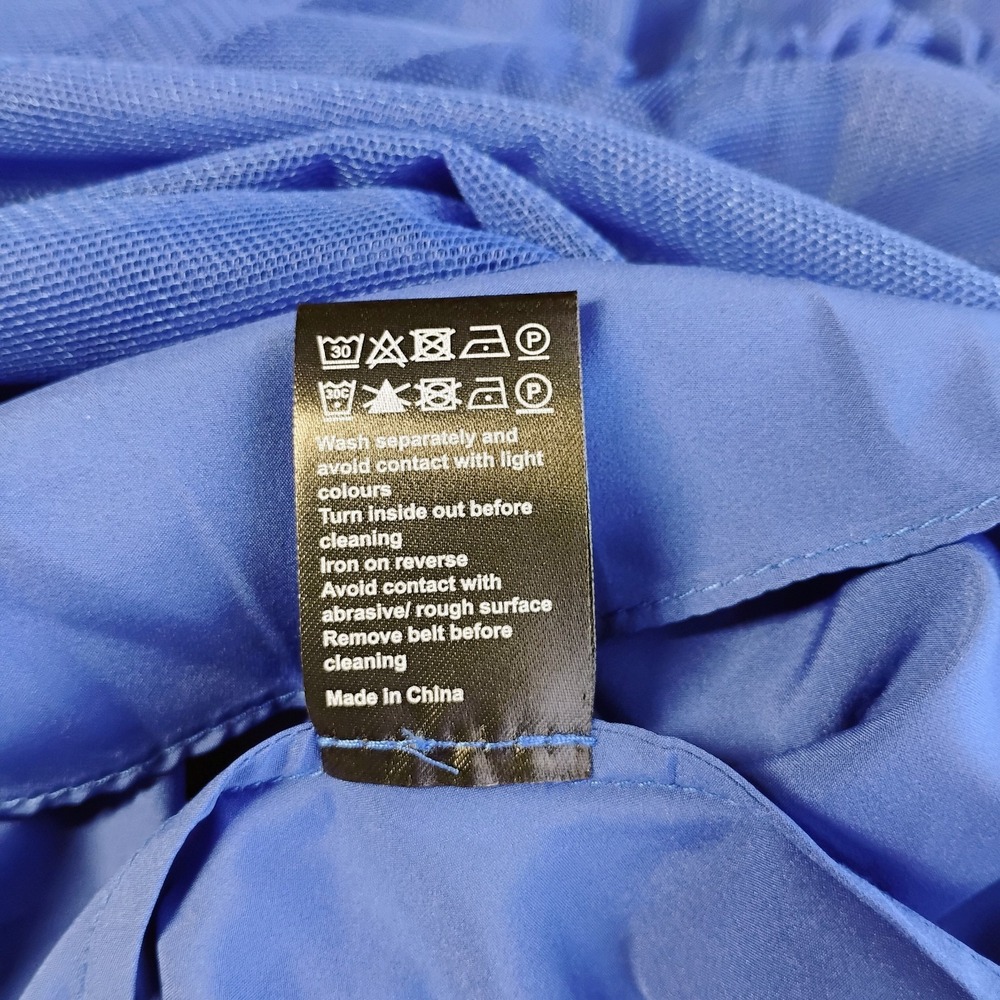 ME+EM Ethereal Tulle Shirred Midi Dress Womens 8 Royal Blue Tiered Wedding Party - Picture 12 of 15